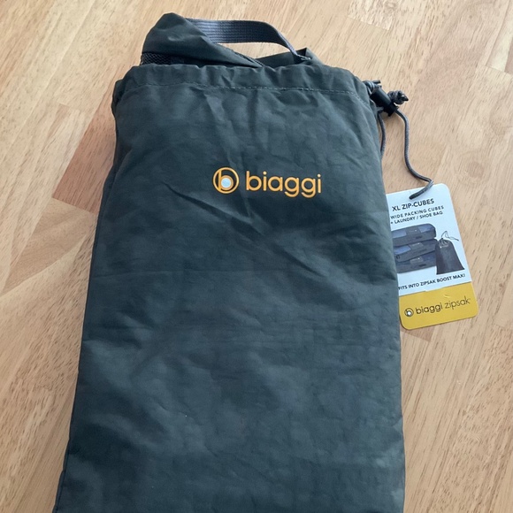 Biaggi Zipsak FIVE (5) X-LARGE Packing ZipCubes w/Laundry/Shoe Bag NWT - Picture 3 of 8